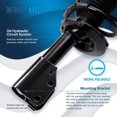 thumbnail image 5 of Detroit Axle - 6pc Front Struts Outer Tie Rods Sway Bars Replacement for Pontiac Grand Am Oldsmobile Alero Fits select: 1997-2003 CHEVROLET MALIBU, 2004-2005 CHEVROLET CLASSIC, 5 of 6