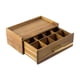 thumbnail image 3 of Organizador de bolsitas de té de madera, caja organizadora de té, contenedor para bolsitas de té, caja de almacenamiento con cajón para oficina,, 3 of 9