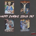 thumbnail image 2 of CafePress - Zrchappyzombiejesusday Maternity Dark T Shirt - Maternity Dark T-Shirt, 2 of 3