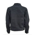 thumbnail image 2 of HoodLamb Women's Washed Denim Organic Cotton Hemp Jacket 420, Black, Small, 2 of 2