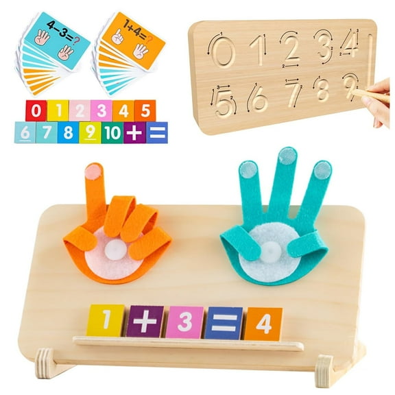 Montessori Toys for 2 3 4 Year Old,Double-Sided Preschool Learning Toys for Toddlers 2-4,Educational Math manipulatives Number Counting Blocks for Kids, Christmas Stocking Stuffers for Boys Girls