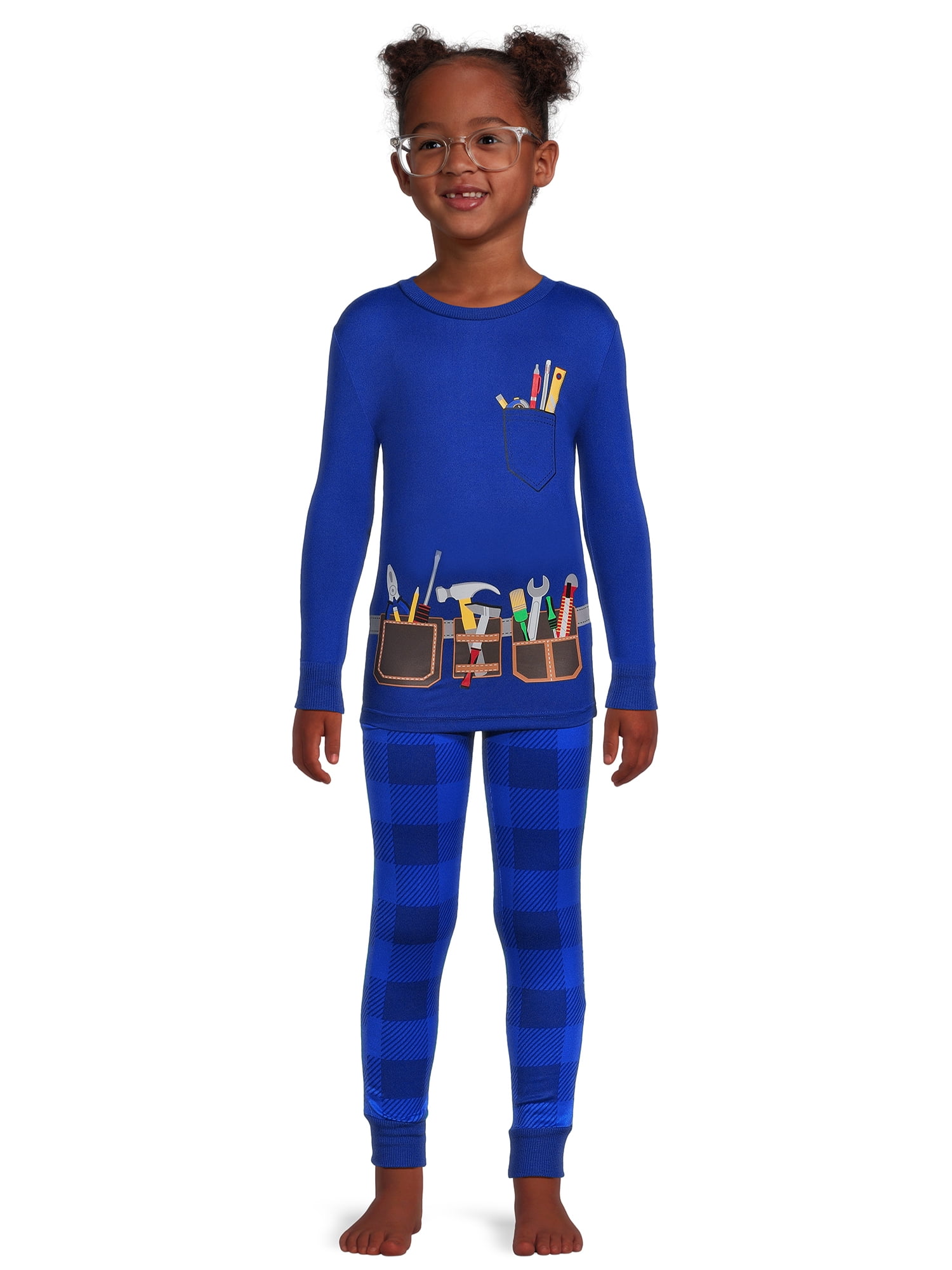 Dream Big Peace Out Boys and Girls Occupation Pajama Sleep Set, 2-Piece, Sizes 4-8
