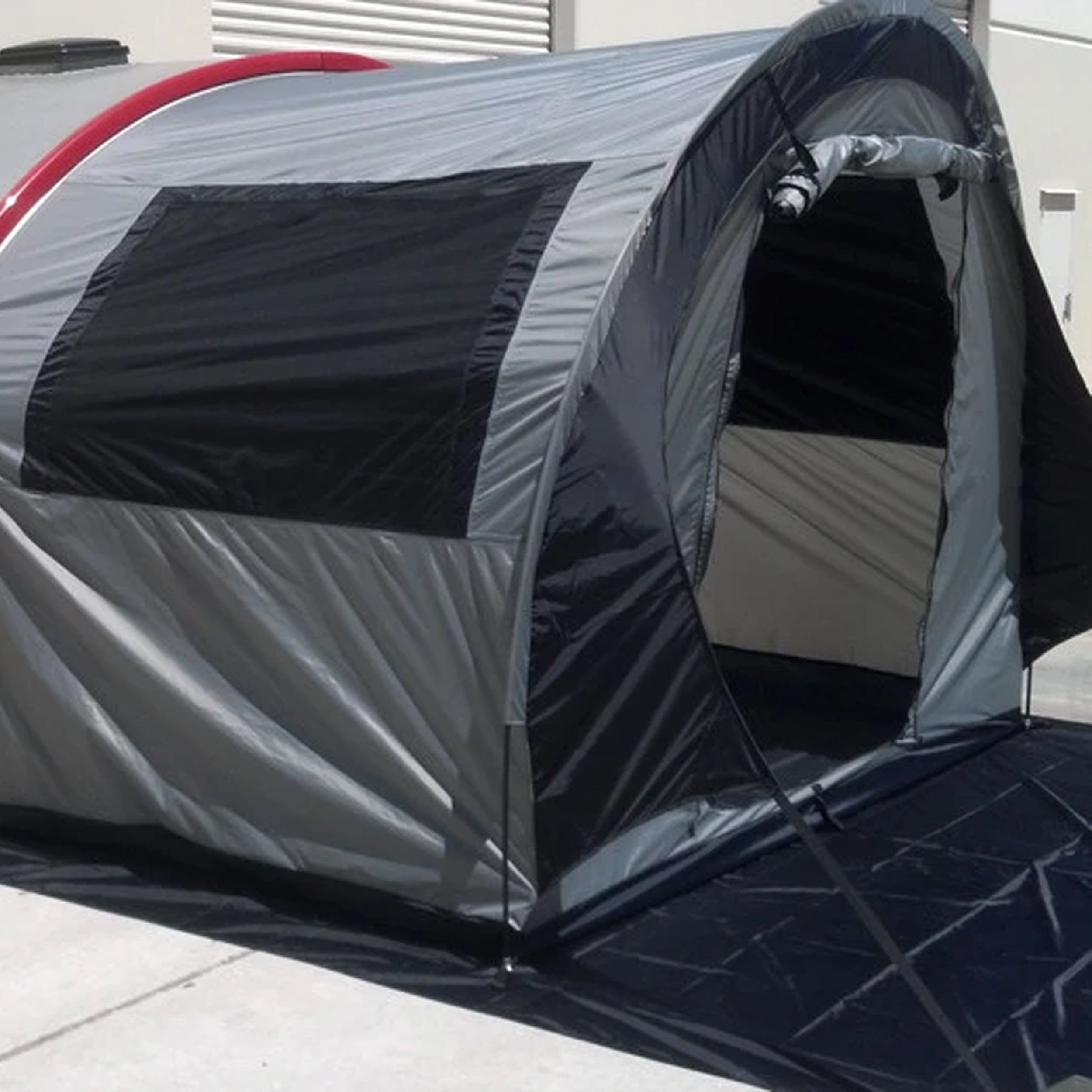 PahaQue TB 320 Trailer Tent, Side Mount Tent Screen Room With Awnings