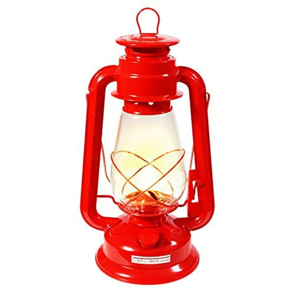 Rothco Kerosene Lantern, Red, 12"