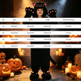 thumbnail image 4 of Coerni Boys Girls Black Cat Onesie Zip Up Hooded Jumpsuit with Pink Paw Gloves Cute Cat Ear Hood Halloween Christmas Party Dress Up for Kids, 4 of 9