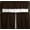 Brown, variant on Poplin Solid 3 Piece Window Valance Curtain Set (30 different colors)