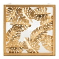 thumbnail image 4 of SAFAVIEH Leilani Modern Palm Leaf Glass Side Table, Gold Leaf, 4 of 9