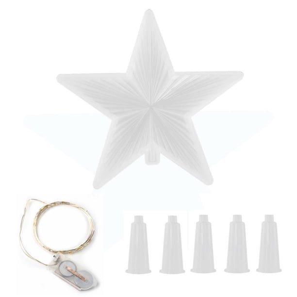 Yuarrent DIY resina epoxi molde árbol de Navidad Top Star silicona molde espejo epoxi molde para DIY posavasos y velas Kits de decoración para fiestas No.2 Yuarrent HA041420-02