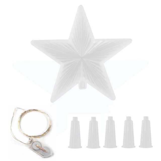 Monstrate Kit de moldes de estrellas para la parte del árbol de Navidad, suministros universales para manualidades en el hogar, molde Kits de decoración para fiestas tipo 4