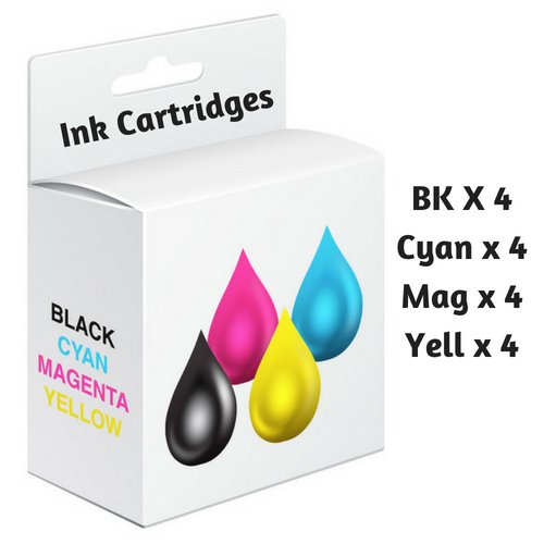 Generic 12PK High Yield Black & Color Ink for Brother LC51 (3 of each Color) -Combo BK,C,M,Y-Free Shipping Over $50