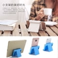 thumbnail image 3 of Sonceds Desktop Phone Holder Foldable Anti Slip Mobile Phone Table Stand Cellphone Folding Bracket, Blue, 3 of 3