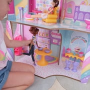 KidKraft Candy Castle Wooden Dollhouse with 28 Accessories, Ages 4 & up