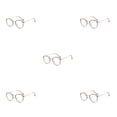 thumbnail image 3 of Minnieouse 1 par de gafas de Metal para mujer, estilo y sencillo, ultraligeras, inastillables, HD, universales, para chicas y señoras, Type2 NO2, 3 of 6