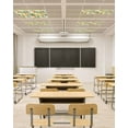 thumbnail image 4 of Fluorescent Light Covers for Ceiling Lights 1 Pack,Summer Botanical Magnetic Ceiling Light Covers 2x4ft for Classroom Office School,Watermelon Fruits Yellow Striped Overhead Drop Ceiling Light Shade, 4 of 7
