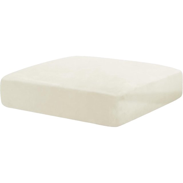 Piece Velvet Chaise Cover Stretch Sectional Couch Covers for L Shaped Sofa Fitted Soft Chaise Lounge Cushion Cover Sofa Slipcover with Elastic Bottom (Chaise Cover )