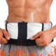 thumbnail image 2 of Cinturón abdominal sudoroso con hebilla de cuatro botones de iones de plata Cinturón de plástico para yoga, protección de cintura para correr y fitness Protector contra el sudor, 2 of 6