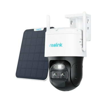 Restored Reolink 4K 8MP 4G LTE Dual-Lens Battery Security Camera Auto-Zoom Tracking TrackMix LTE Solar Panel (Refurbished)