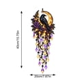 thumbnail image 3 of Elegant Halloween Cascade Wall Light, Raven Midnight Decor with Raven Crescent Moon and Cascading Crystals, Gothic Wall Hanging for Halloween Home, 3 of 6