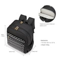thumbnail image 4 of SPEKSEE Diaper Bag Backpack, Large Capacity Waterproof Travel Backpack Maternity Nappy Changing Bags, Double Compartments with Stroller Straps, 4 of 6