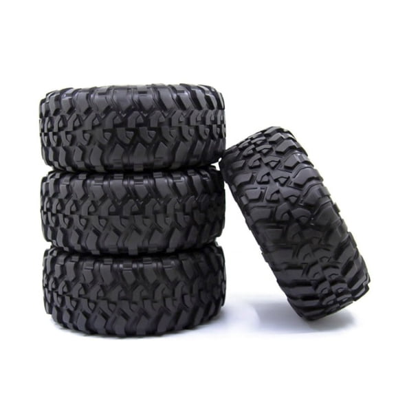 JZROCKER RC Tires 1.9inch 4Pcs RC Rubber Tyre Set Wheel Tires for 1:10 RC Crawler Axials TRX4 TRX6 #8174