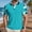 E8-Light Blue, variant on Mens Polo Shirt Short Sleeve 3 Buttons Polos Camo Printed Raglan Collared T Shirt Classic Fit Summer Work Business Wear,Camouflage Green 3XL