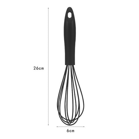 

ICQOVD Commercial NonScratch Wire Whisk for Cooking Manual Red Eggs Beater Milk Frother Coffee Whisks Suitable for Blending Whisking Beating and Stirring