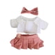 thumbnail image 5 of Ropa de muñeca de peluche de 20 cm, linda moda, bricolaje, figuras de peluche cómodas, conjunto de vestidos. Conjunto de uniforme de muñeca, 5 of 9