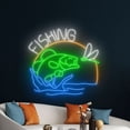 thumbnail image 5 of Handmadetneonsign Fishing Neon Sign, Fishing Fan Club Neon Art Decor, Sea Fish Neon Wall Decor, 5 of 5