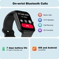 thumbnail image 2 of Reloj inteligente Fitpolo con pantalla táctil Bluetooth Alexa IP68 de 1,8 pulgadas, 2 of 8