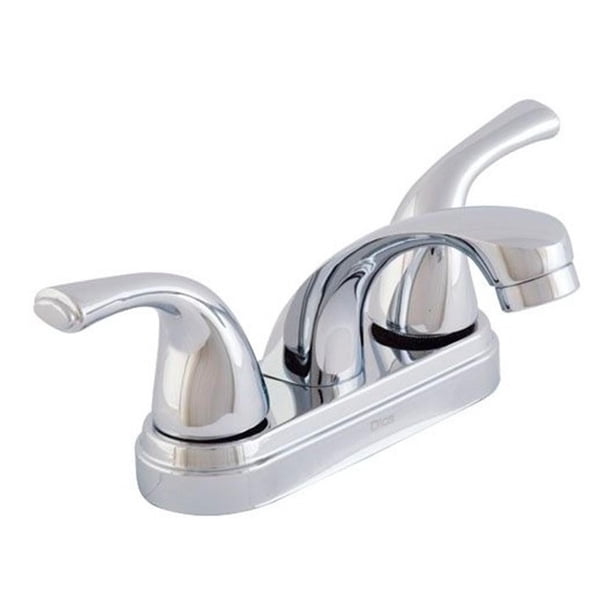 Mezcladora Ecológica Para Lavabo 4" Acabado Cromo DICA plateado