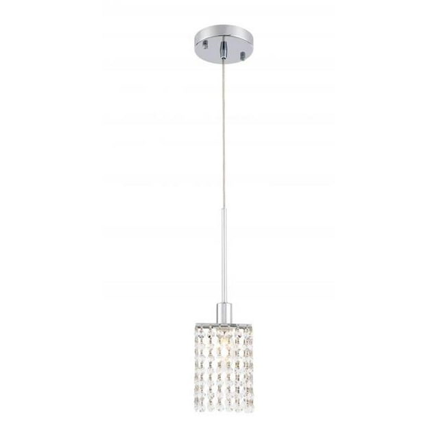 Living District LD7500C Taylor Suspension de Plafond Chromée à 1 Lumière