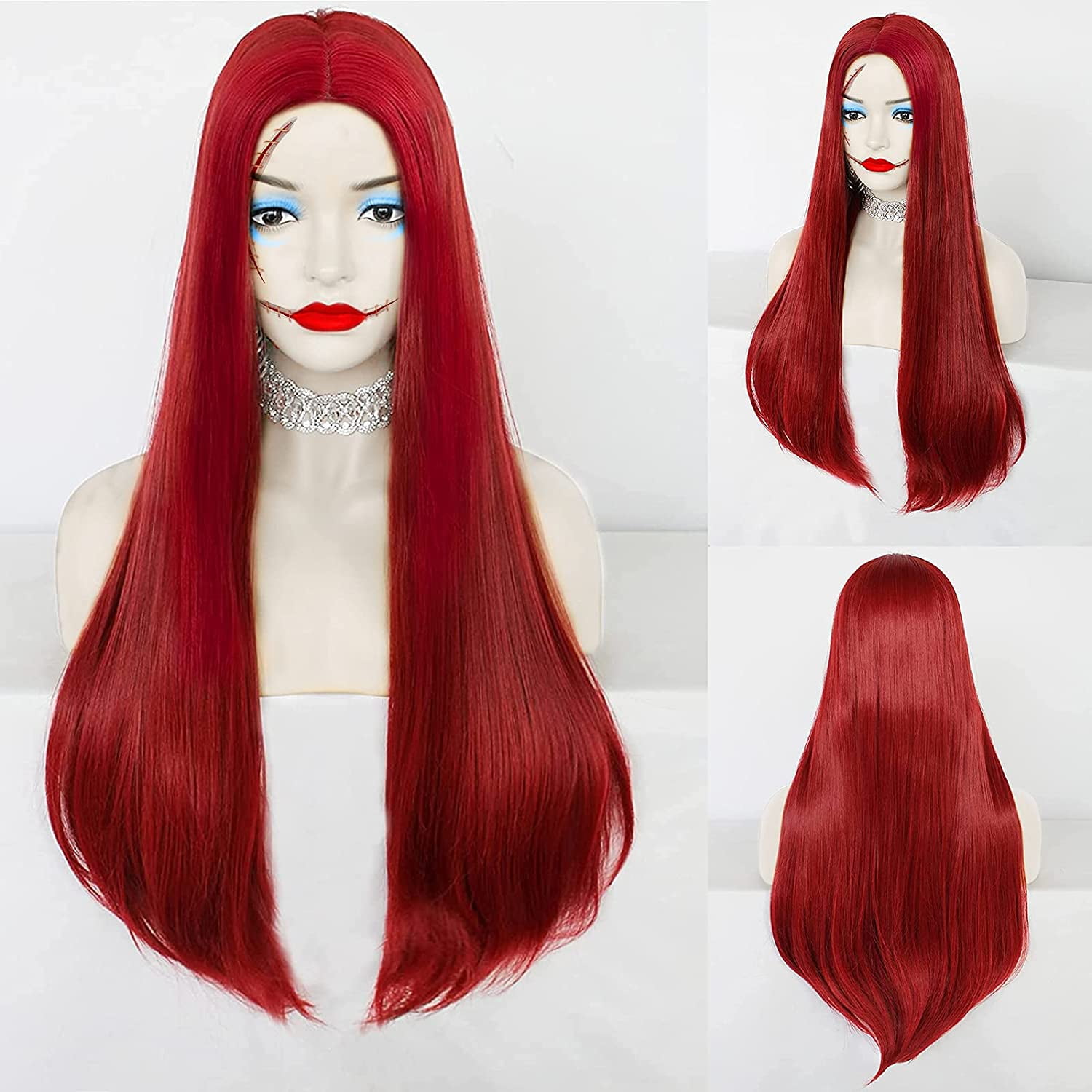 sally nightmare before christmas red wig