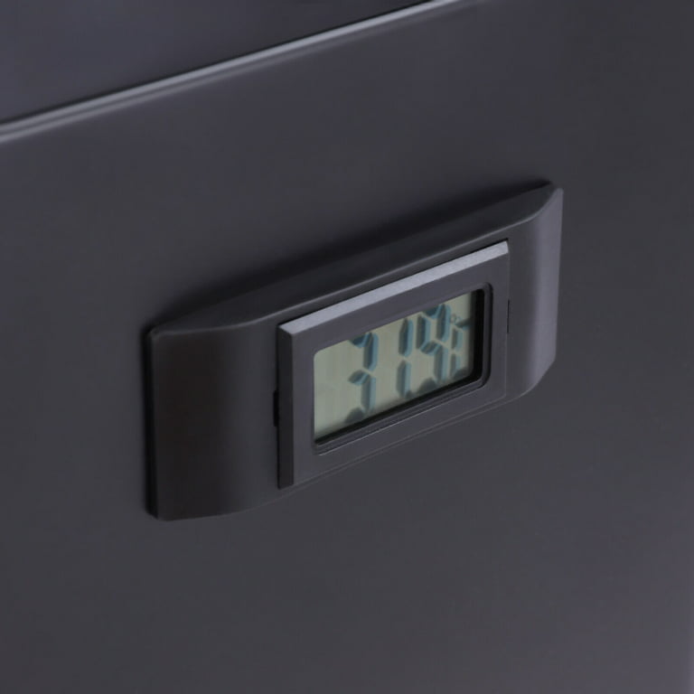 Flkoendmall 12L/3.17Gal Square Beverage Dispenser 24H Warmer Drinks Tea Storage Portable, Size: 24.5*24.5*53.5cm/9.6*9.6*21 inch, Black