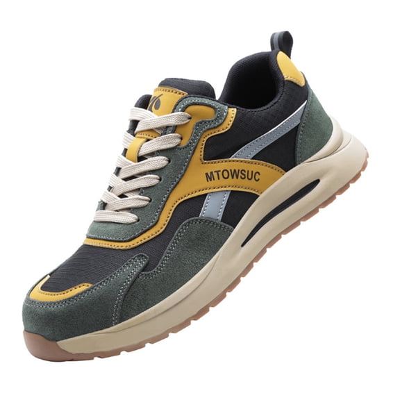 AUXDIQ Steel Toe Work Shoes for Men Women Construction Industrial Safety Sneakers