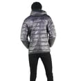 thumbnail image 4 of Members Only Men's Popover Puffer Jacket - Gunmetal , 2XL, 4 of 5