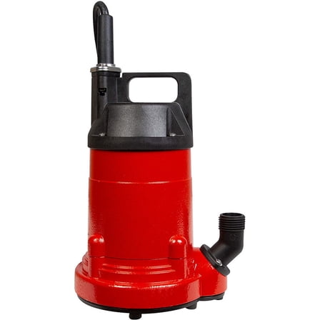 Red Lion Submersible Utility Pump Aluminum 1/4Hp 115V 60Hz
