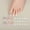 BSJ0092, variant on At Salon Home Pedicure Gel Toe Nail Strips UV LED Curing Required Nail Art Wrap