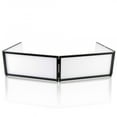 thumbnail image 1 of Pyle PDJFAC02 20x68x16 Inch Tabletop DJ Booth Cover Screen Scrim Panel Facade, 1 of 7