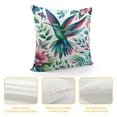 thumbnail image 4 of JEUXUS Short Plush Pillowcase Printed on Both Sides Hummingbird Gifts Valentine Present Humming Bird Floral Flower White, 4 of 5