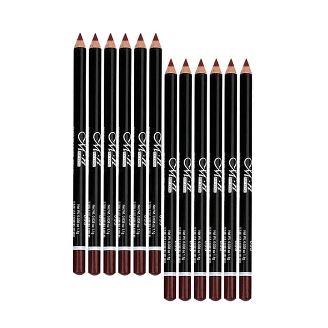 Lápiz de Delineador de Ojos Zulema 12 Unids Sombra de Ojos Duradera Resistente rojo