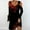 Red, variant on WXLWZYWL Ladies Evening Dresses Casual Halloween Printed Dress Long Sleeve Strapless Dress Fashion Round Neck Suspender Off Shoulder Dress