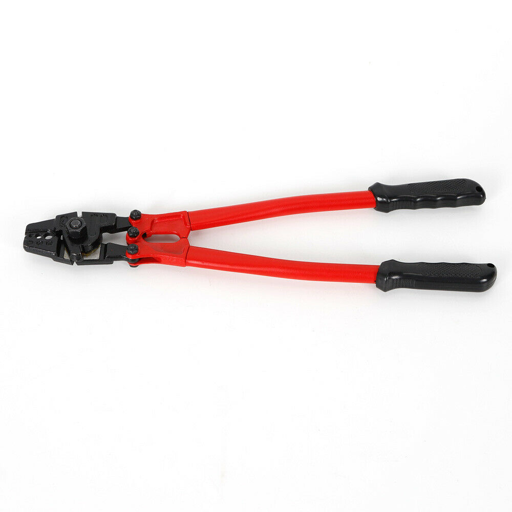 FETCOI Wire Rope Hand Crimper Tool,1/8" Hand Swager Swaging Tool Crimping Tool Steel Wire Rope Cable Cutter Crimper