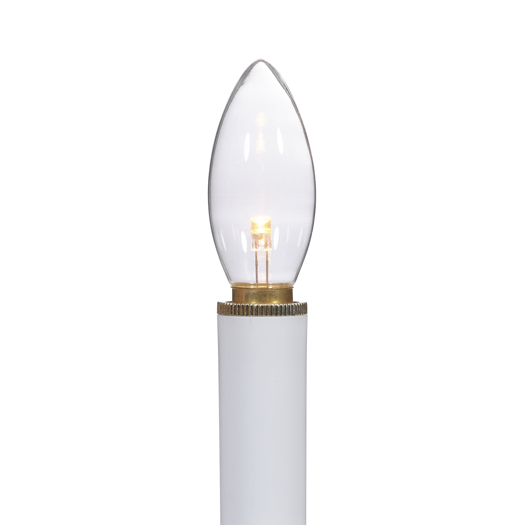 Indoor Battery-Operated LED Candle Lamp, Warm White, by Holiday Time