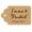 Kraft, variant on 100 PCS Rectangular Personalized Wedding Favor Gift Paper Tags Custom Made Hang Tags - Colors Available