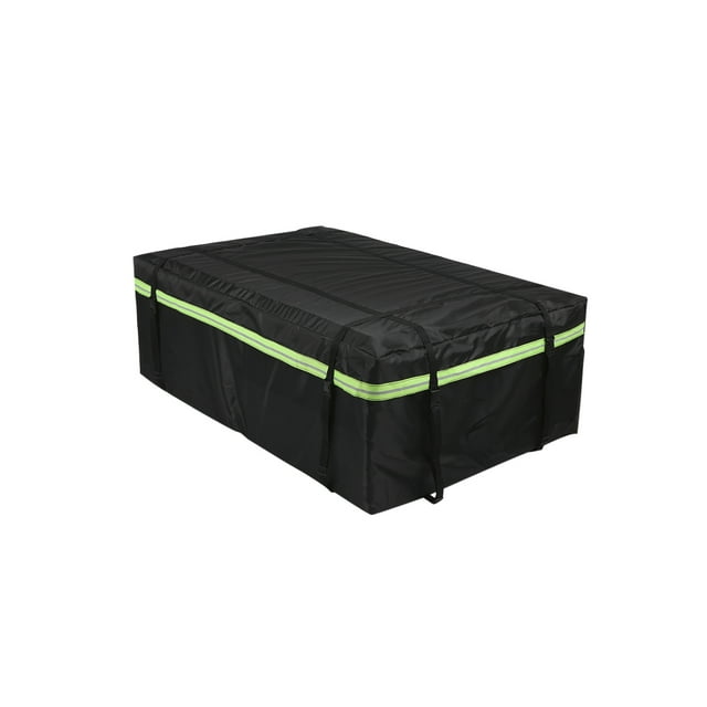 Sac de Cargo Imperméable pour Toit de Voiture avec Bande Réfléchissante de Nuit, Sac de Rangement Universel pour Voyage Camping