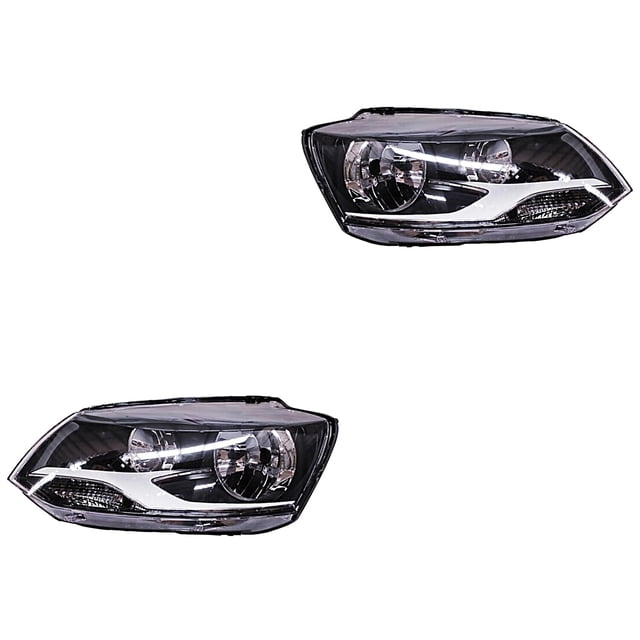 Par de Faros TYC Crossfox 2011 A 2015 Volkswagen Ambos lados