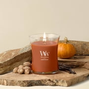 WoodWick Medium Hourglass Scented Candle, Pumpkin Praline, 9.7 oz