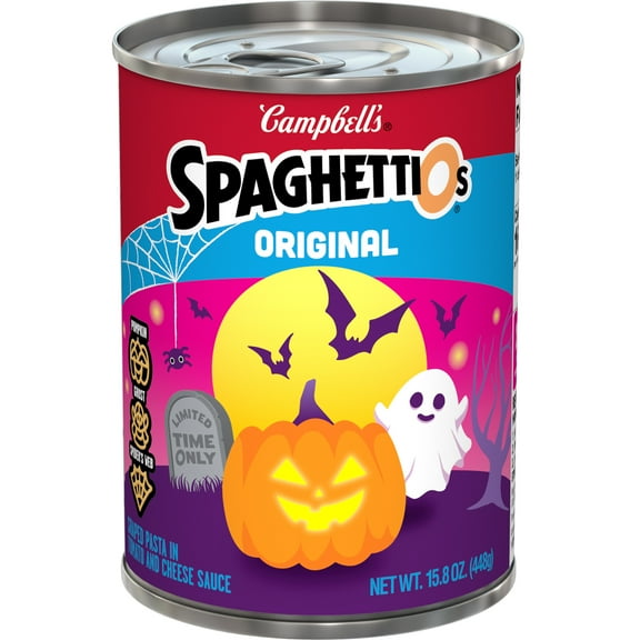 SpaghettiOs Original Canned Pasta with Fun Halloween Shapes, 15.8 oz Can