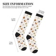 thumbnail image 2 of Lsque Funny Chicken Pattern Sport Compression Socks for Men & Women 15-20 mmHg Knee High Nurse Pregnant Running Medical and Travel Athletic, 2 of 6
