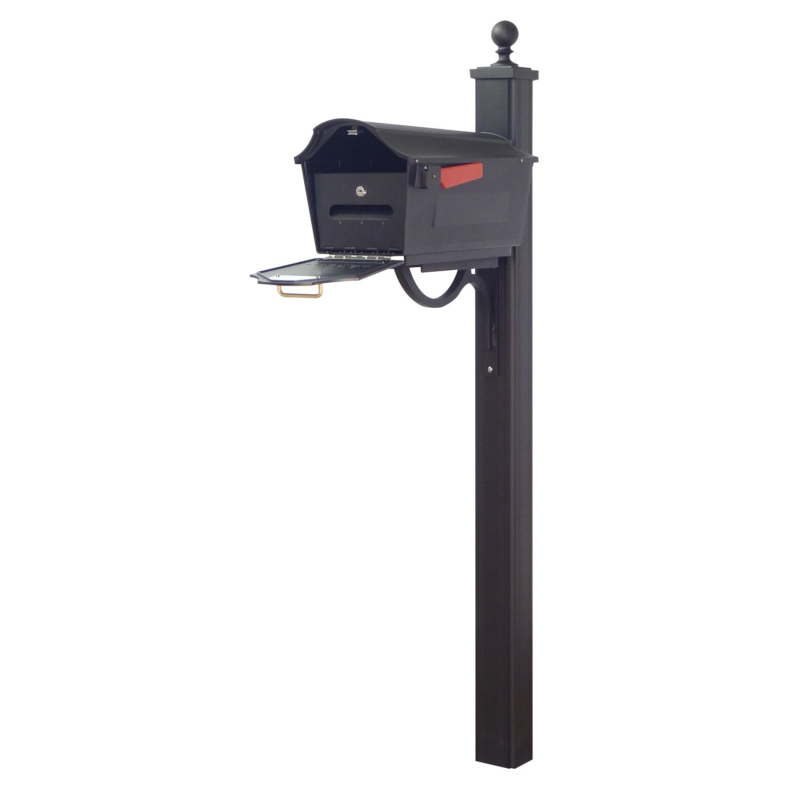 Special Lite Products Town Square Curbside Mailbox with Locking Insert